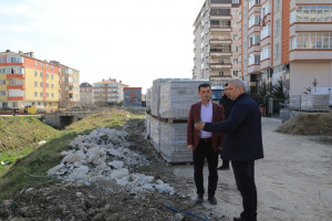 Başkan Çetin Çalışmaları Yerinde İnceledi